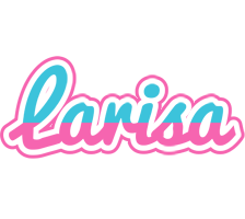 Larisa woman logo