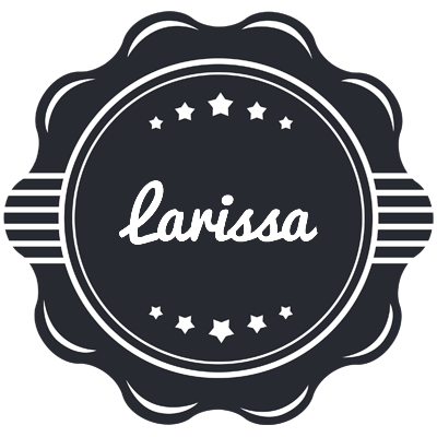 Larissa badge logo