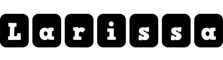Larissa box logo