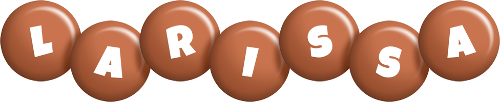 Larissa candy-brown logo