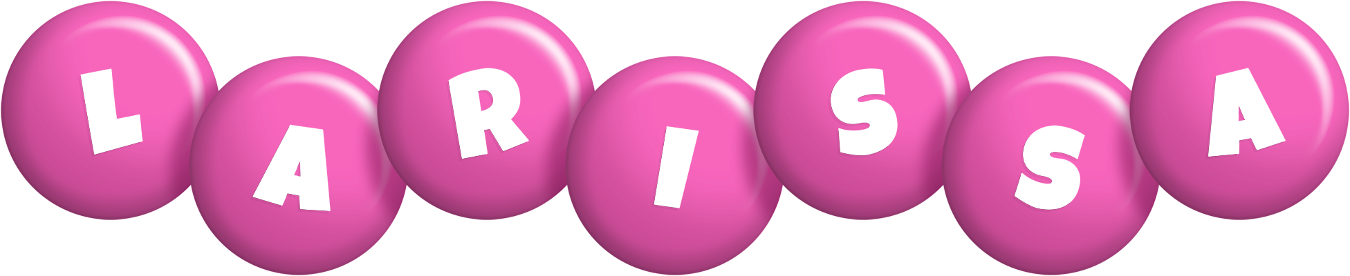 Larissa candy-pink logo