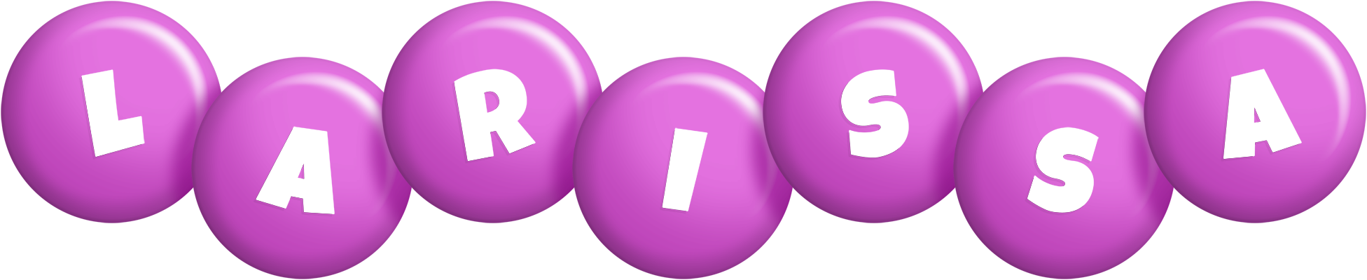 Larissa candy-purple logo