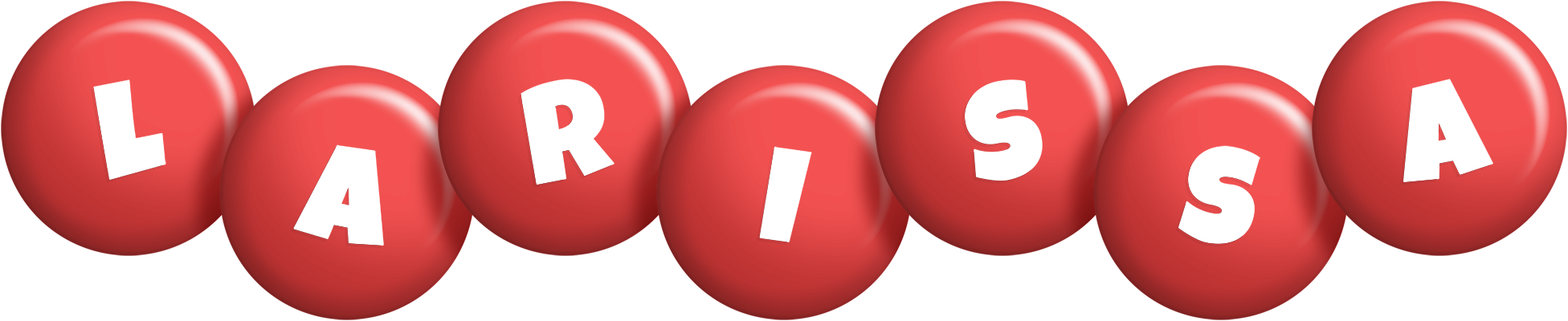 Larissa candy-red logo
