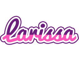 Larissa cheerful logo