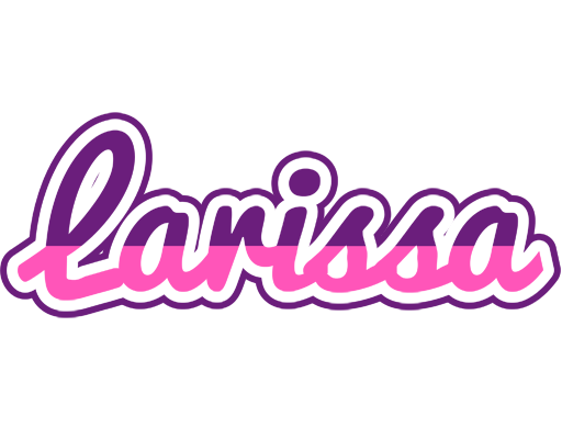 Larissa cheerful logo