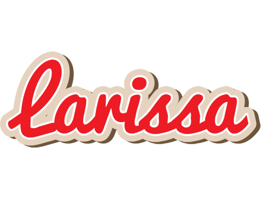 Larissa chocolate logo