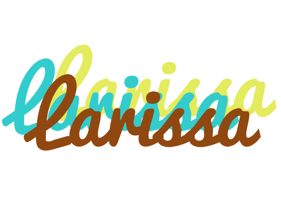 Larissa cupcake logo