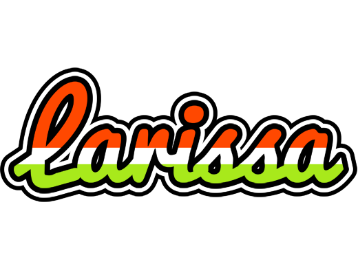 Larissa exotic logo