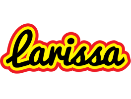 Larissa flaming logo