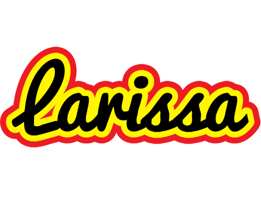 Larissa flaming logo
