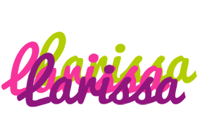 Larissa flowers logo