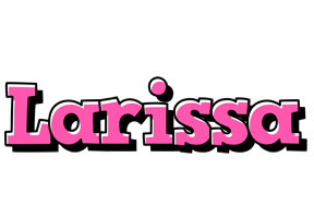 Larissa girlish logo