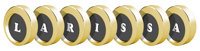 Larissa gold logo