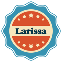 Larissa labels logo