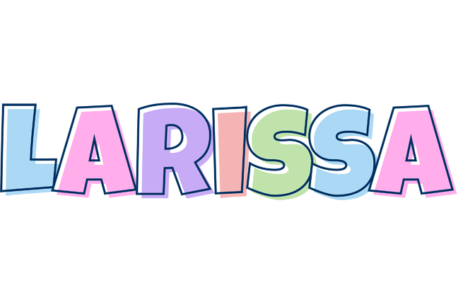 Larissa pastel logo