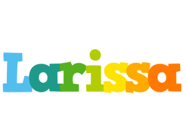 Larissa rainbows logo