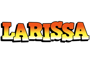 Larissa sunset logo
