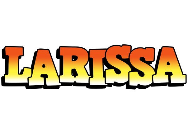 Larissa sunset logo