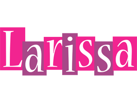 Larissa whine logo