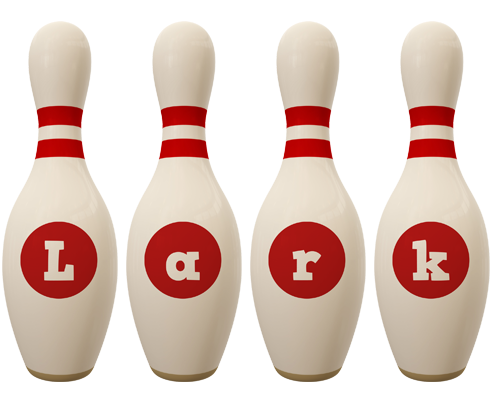 Lark bowling-pin logo
