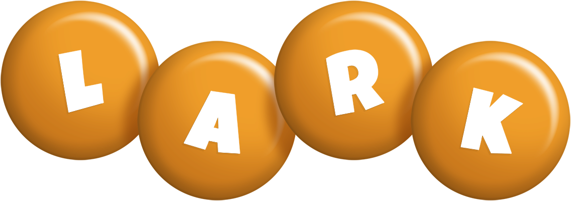 Lark candy-orange logo