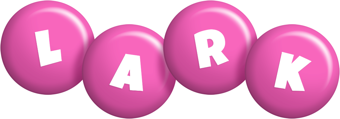 Lark candy-pink logo