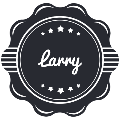 Larry badge logo