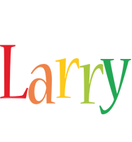 Larry birthday logo
