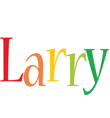 Larry birthday logo