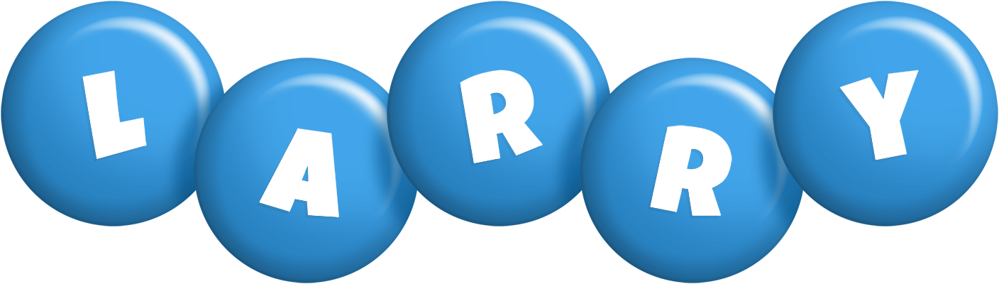 Larry candy-blue logo