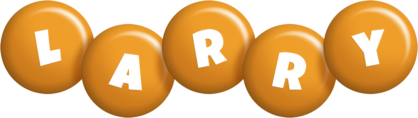 Larry candy-orange logo