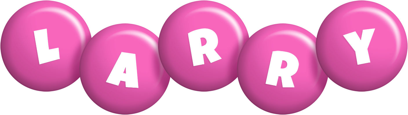 Larry candy-pink logo