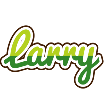 Larry golfing logo