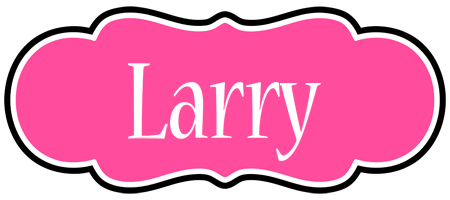 Larry invitation logo