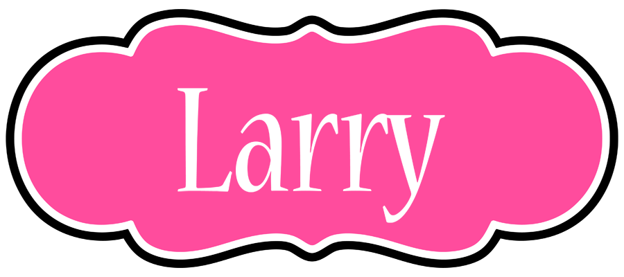 Larry invitation logo