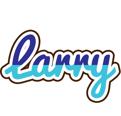 Larry raining logo