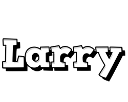 Larry snowing logo