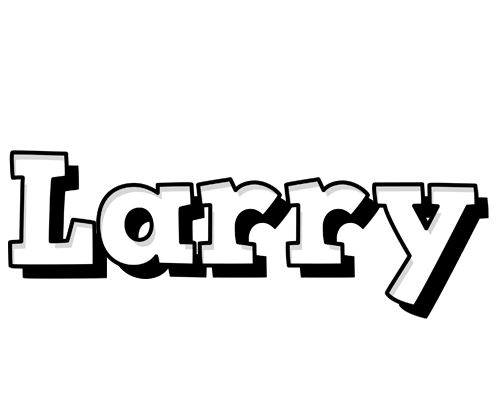 Larry snowing logo