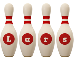 Lars bowling-pin logo