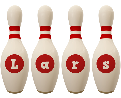 Lars bowling-pin logo
