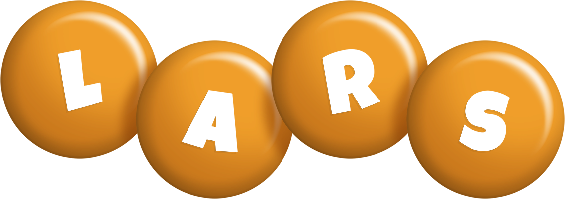 Lars candy-orange logo