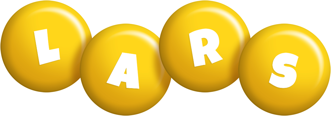 Lars candy-yellow logo