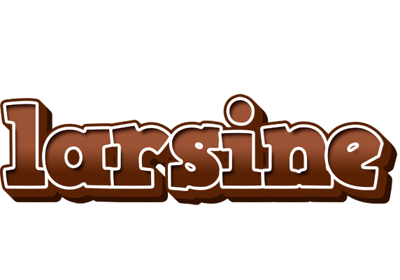Larsine brownie logo