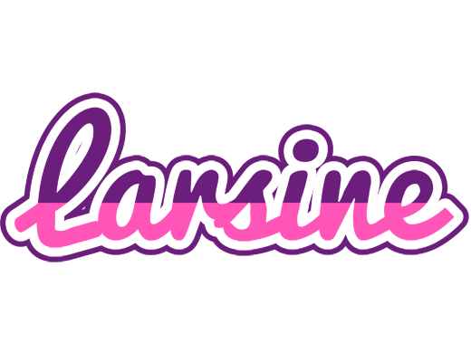 Larsine cheerful logo