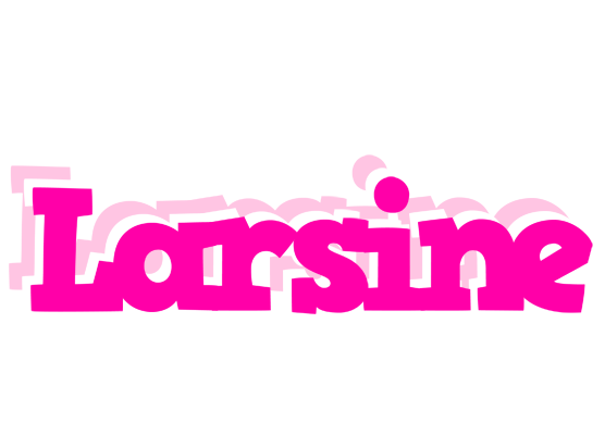 Larsine dancing logo