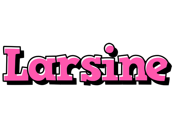 Larsine girlish logo