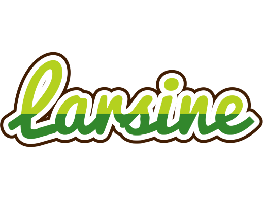 Larsine golfing logo