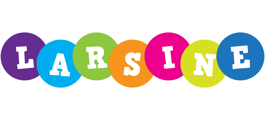 Larsine happy logo