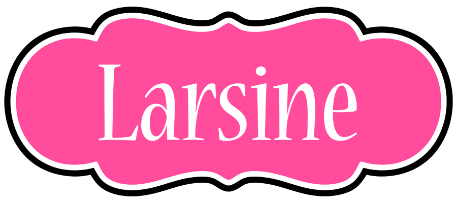 Larsine invitation logo
