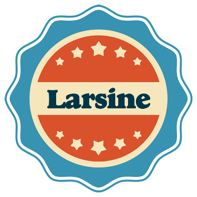Larsine labels logo